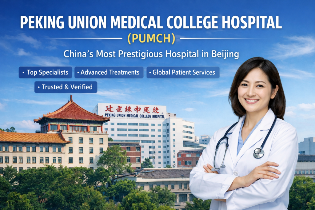 Peking Union Medical College Hospital building in Beijing with modern facilities and international patient services